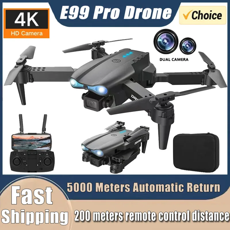 Drone Rc E99 Pro - Novo drone e99pro rc 4k professinal
