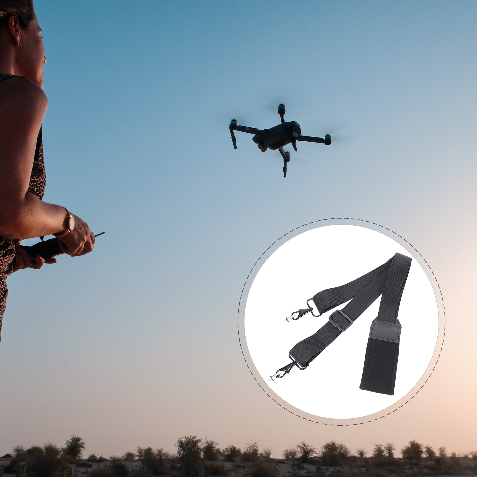 Drone Rc Neck Strap - Cinta de Pescoço para Controle Remoto