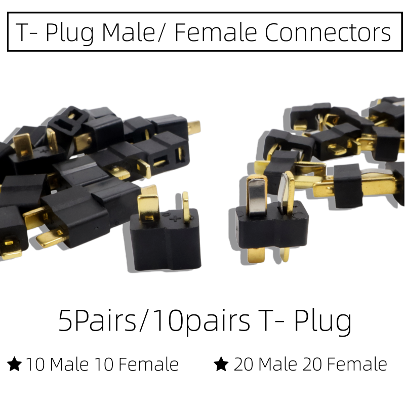 Drone Rc Not Connected - Conectores T Plug Macho e Fêmea