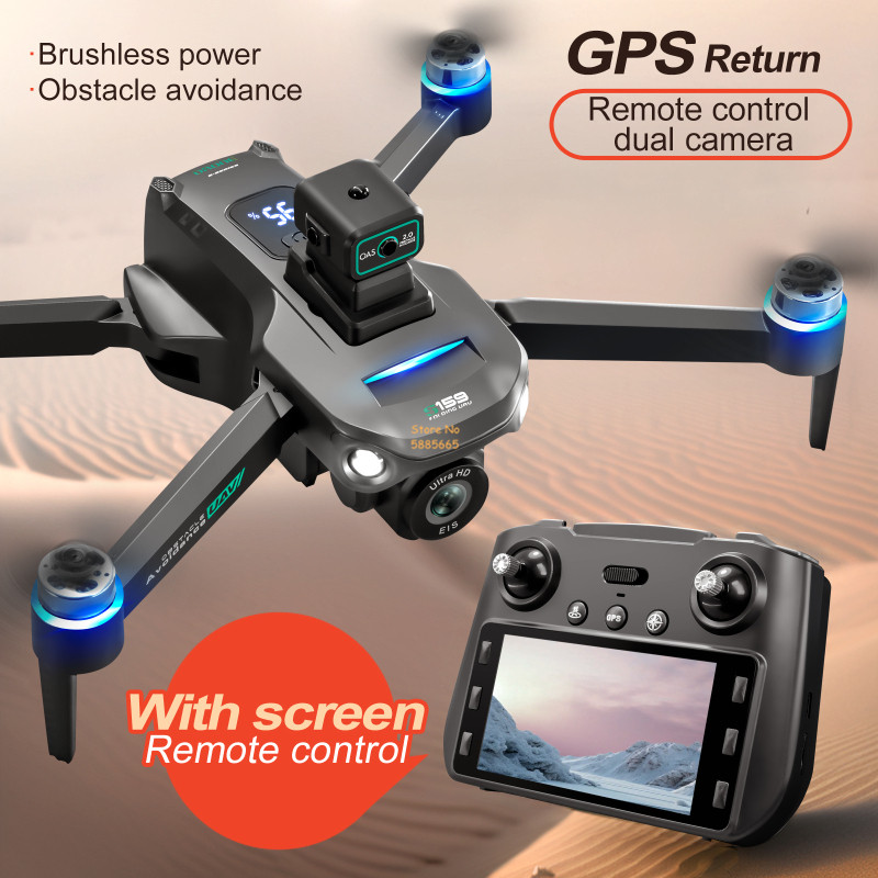 Drone Rc Explorer - 8k câmera dupla 5g wifi fpv