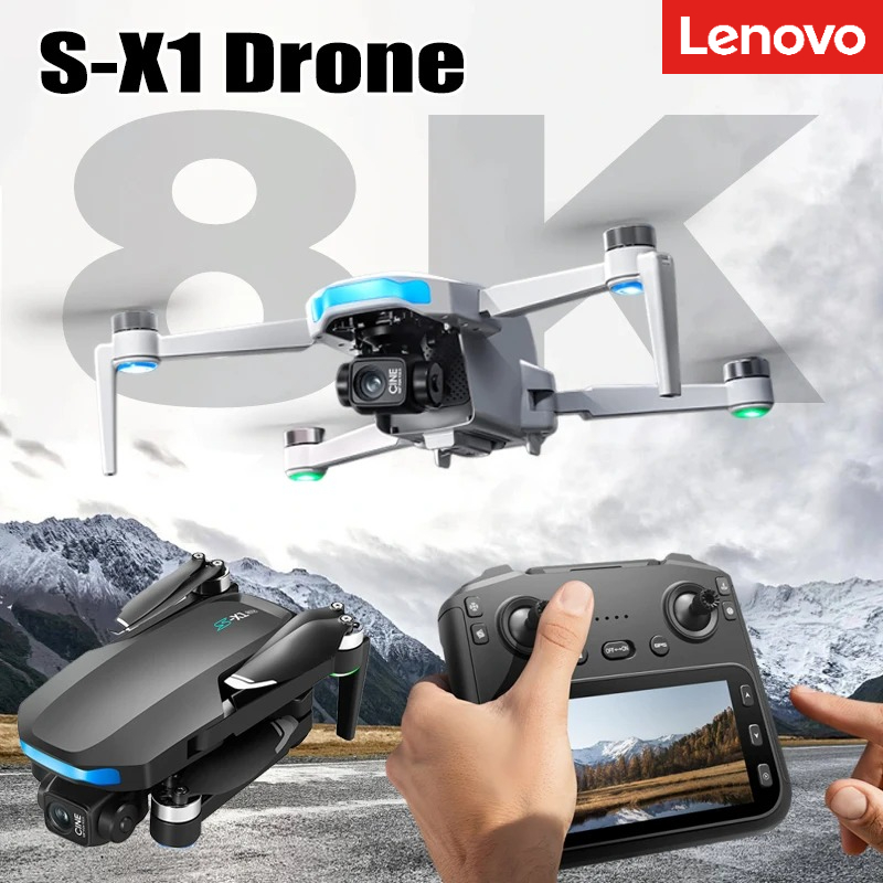 Drone Rc Land - Drone Lenovo S-X1 8K HD Profissional