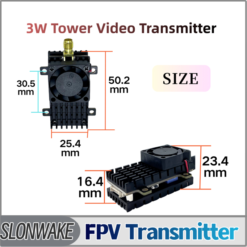 Drone Rc Airplane - SLONWAKE 5.8G 3000mW Simulação VTX FPV