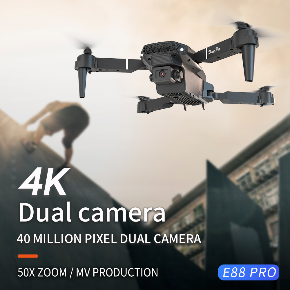 2026 NOVO E88 Drone RC Profiss - Drone Rc Land avaliação e preço