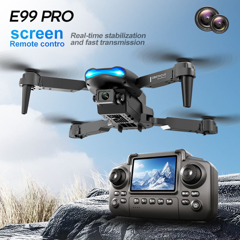 Drone RC ZNLYRION 4K com Câmer - Drone Rc E99 Pro avaliação e preço