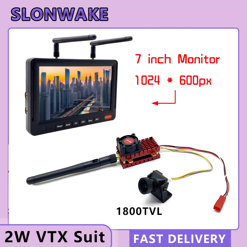 SLONWAKE 5.8G 2W VTX FPV 1800T - Drone Rc Explorer avaliação e preço