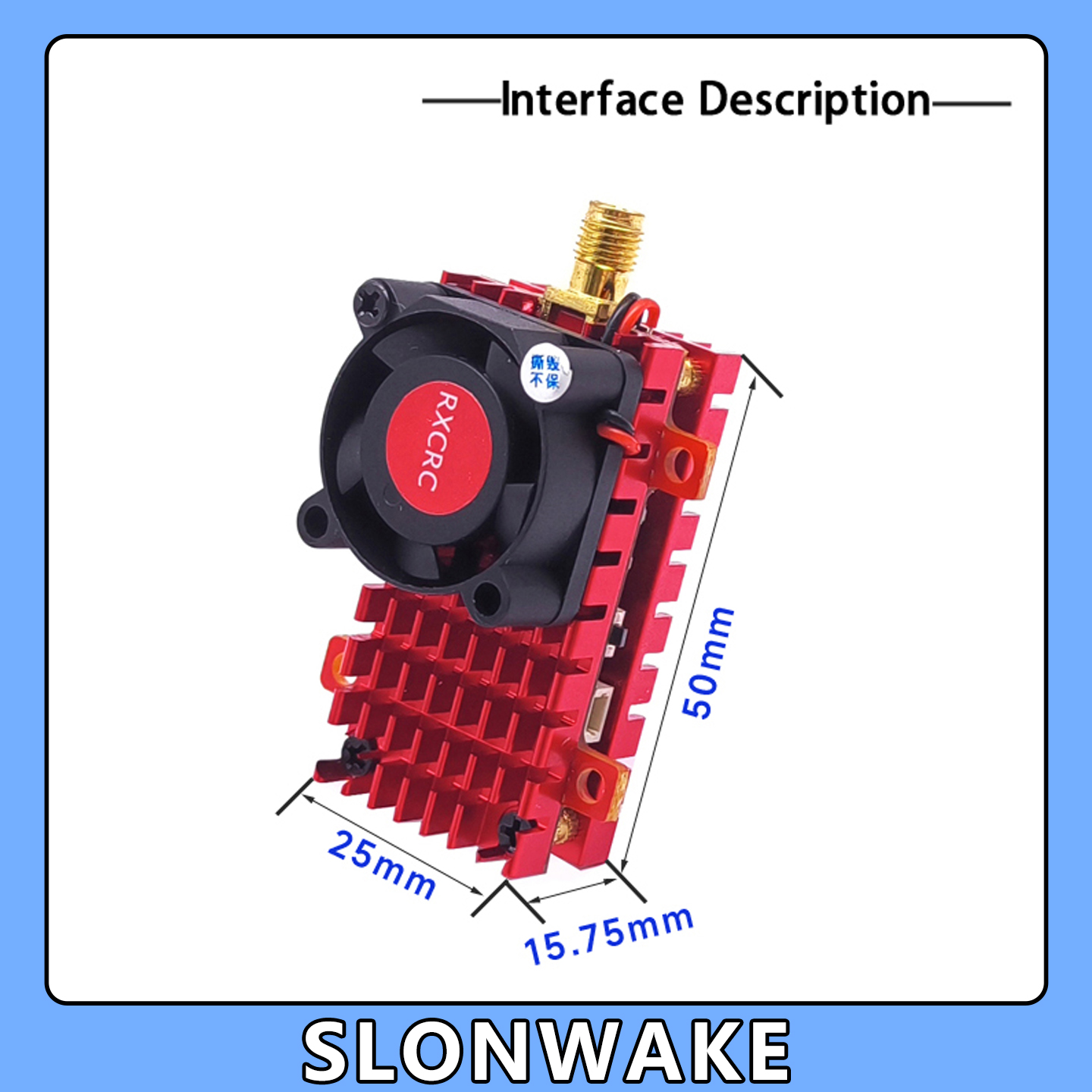 SLONWAKE 5.8G 2W VTX FPV 1800T - Drone Rc Explorer avaliação e preço