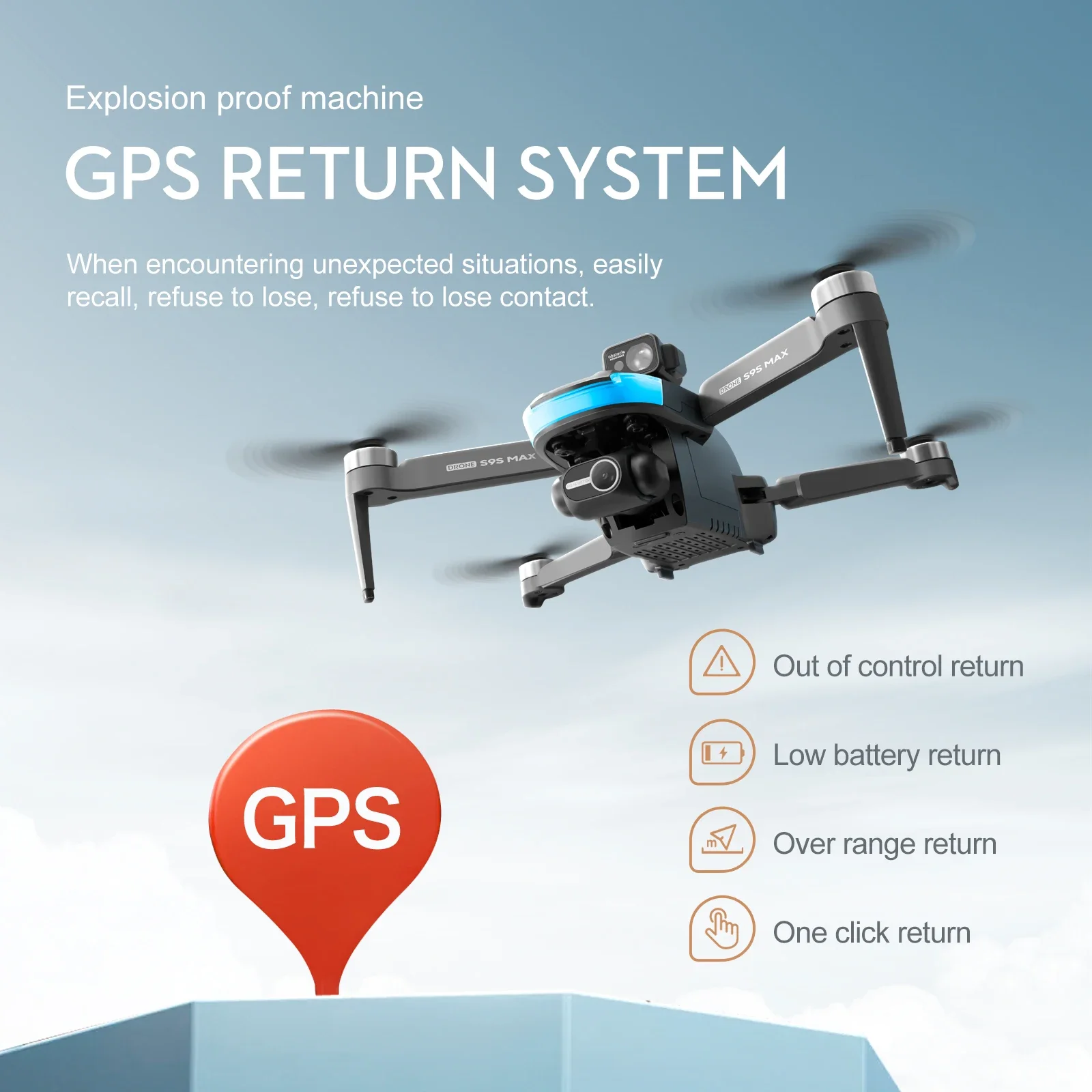 Novo s9s max mini drone 4k 2 e - Drone Rc Explorer avaliação e preço