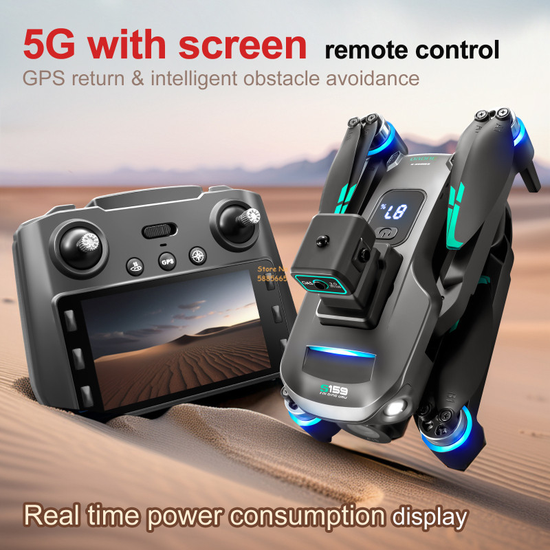 8k câmera dupla 5g wifi fpv co - Drone Rc Explorer avaliação e preço