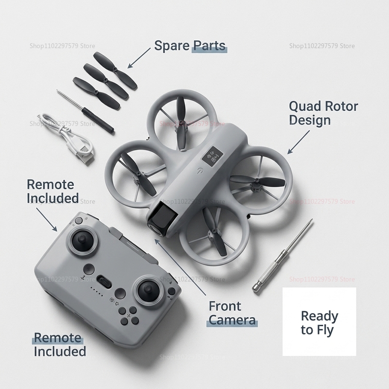 Mini Drone com Câmera HD 8K FP - Drone Rc Land avaliação e preço